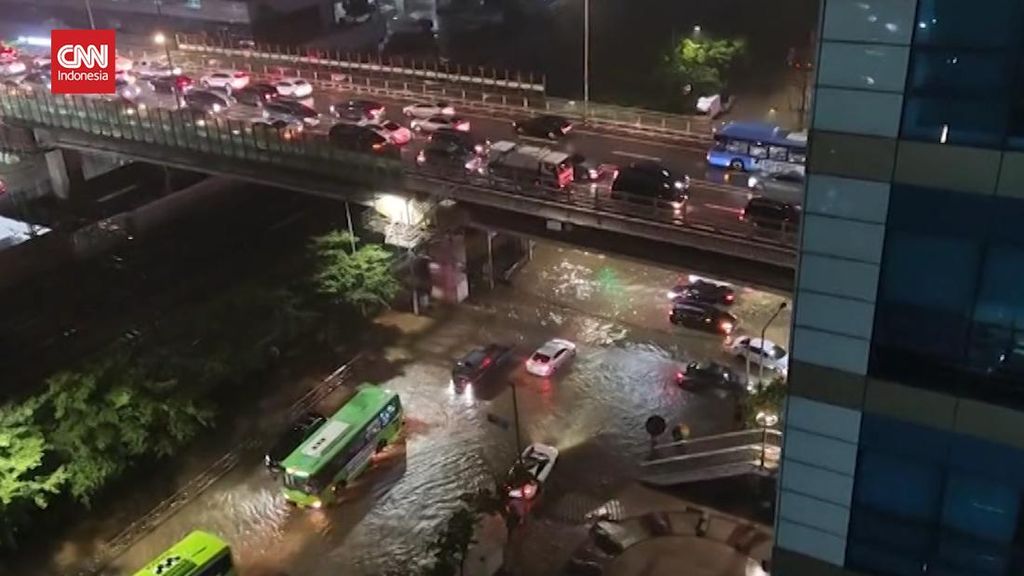 VIDEO: Penampakan Banjir Parah Nyaris Bikin Seoul Korsel Lumpuh